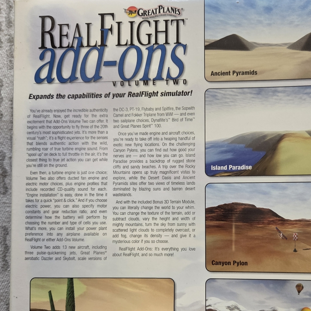 RealFlight Simulator Add-Ons Software Pack (2) NEW - Picture 4 of 7